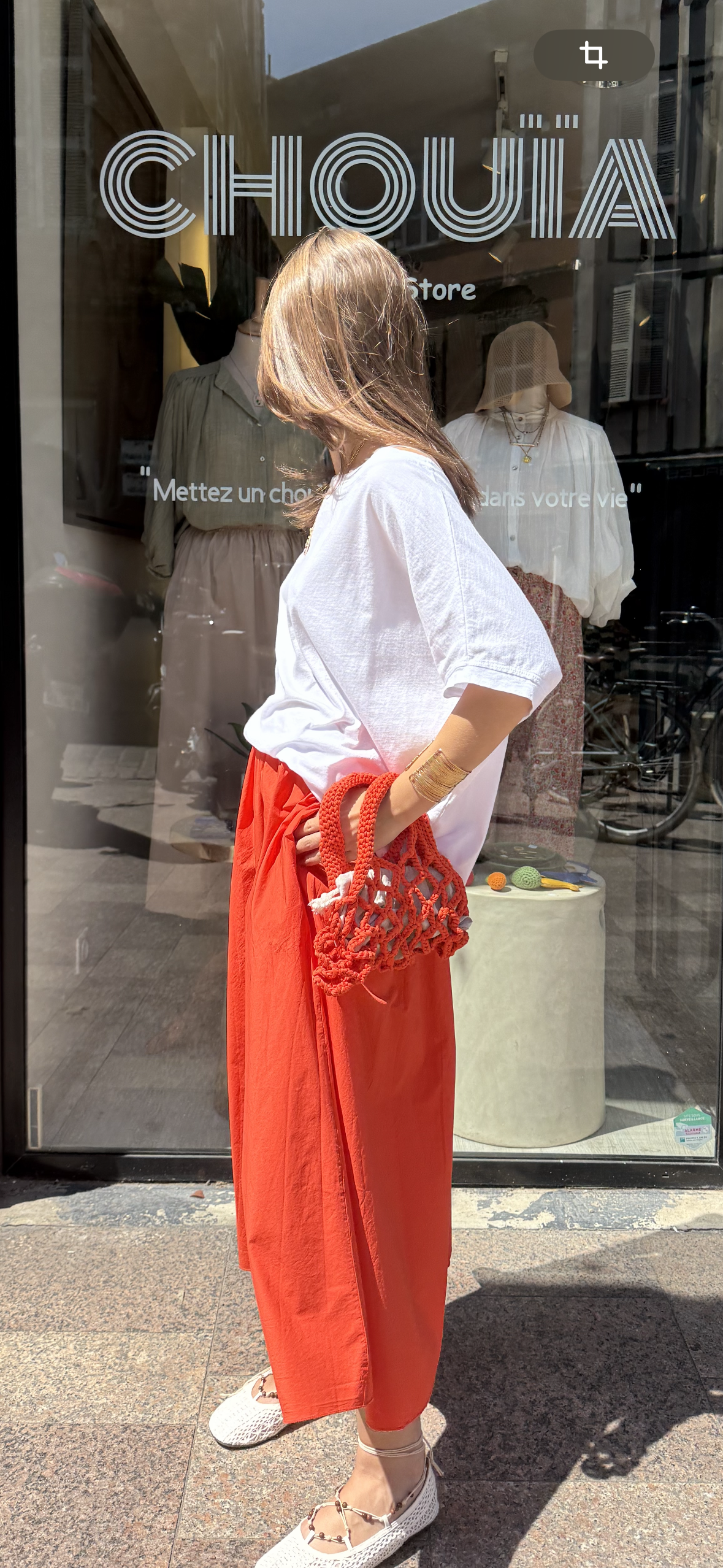 Jupe « Marrakech » Corail