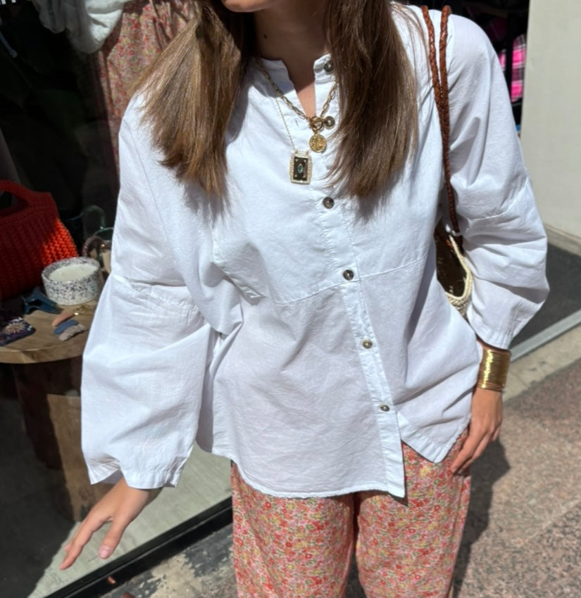 Chemise « santorin » blanche