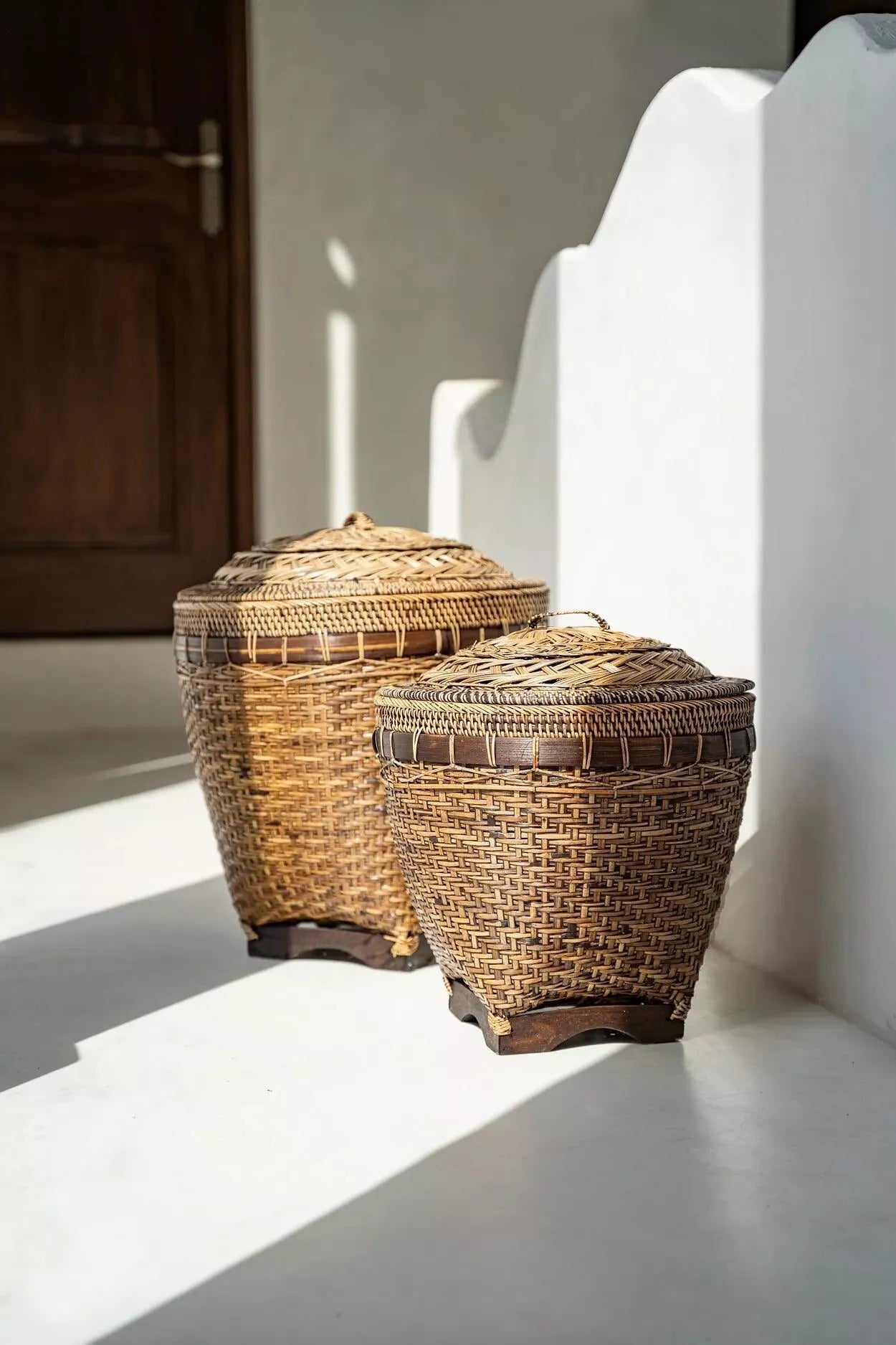Panier de Rangement Colonial "Natural" - L