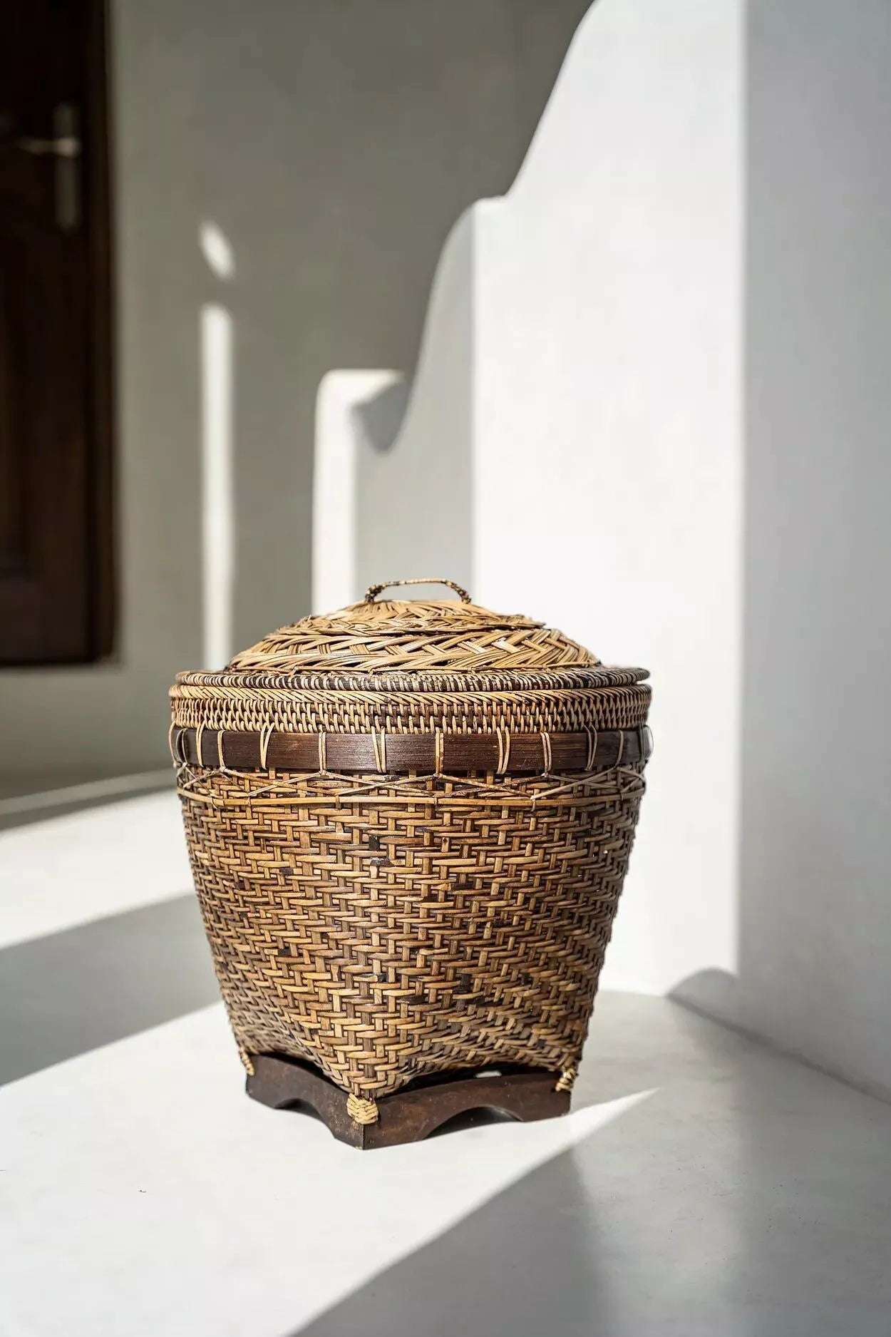 Panier de Rangement Colonial "Natural" - M