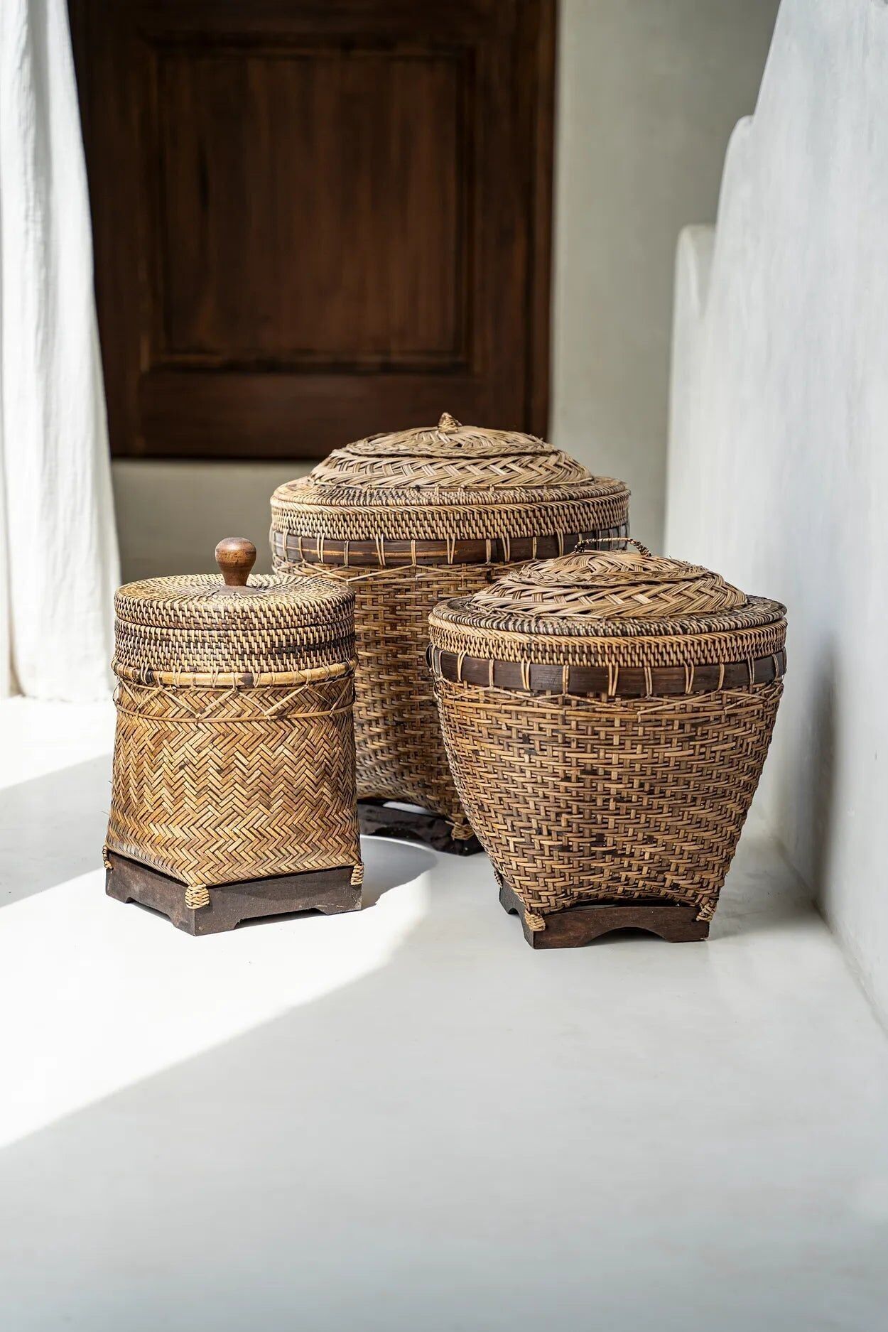 Panier de Rangement Colonial "Natural" - M