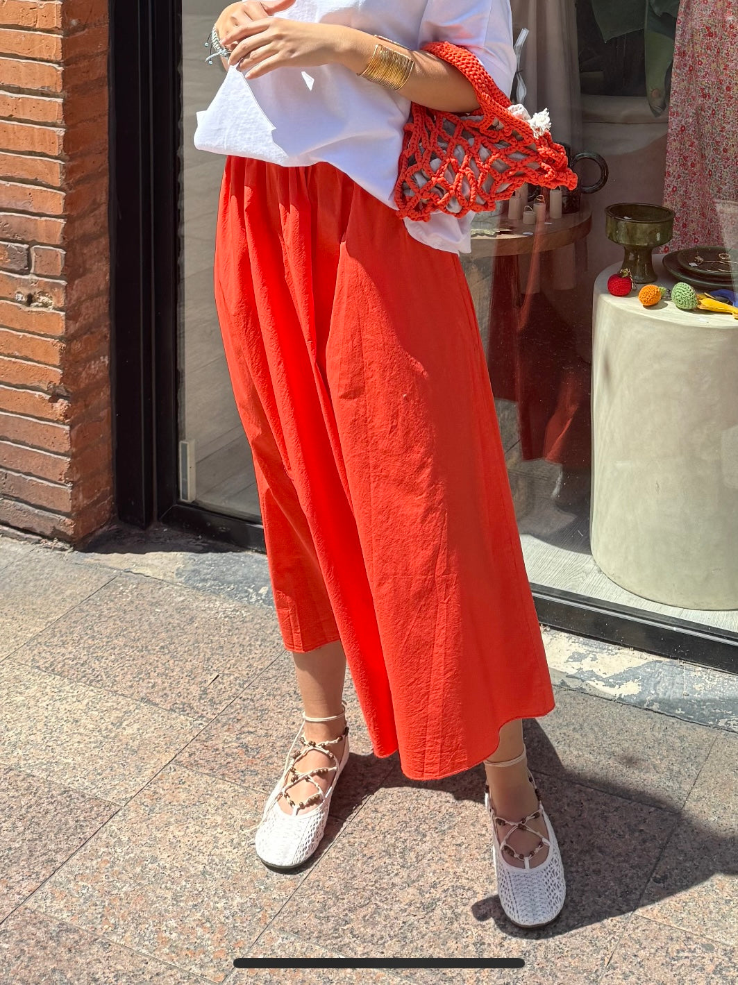 Jupe « Marrakech » Corail