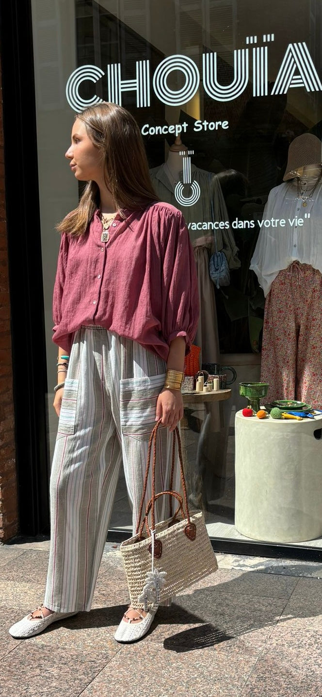 Pantalon « Ibiza » gris