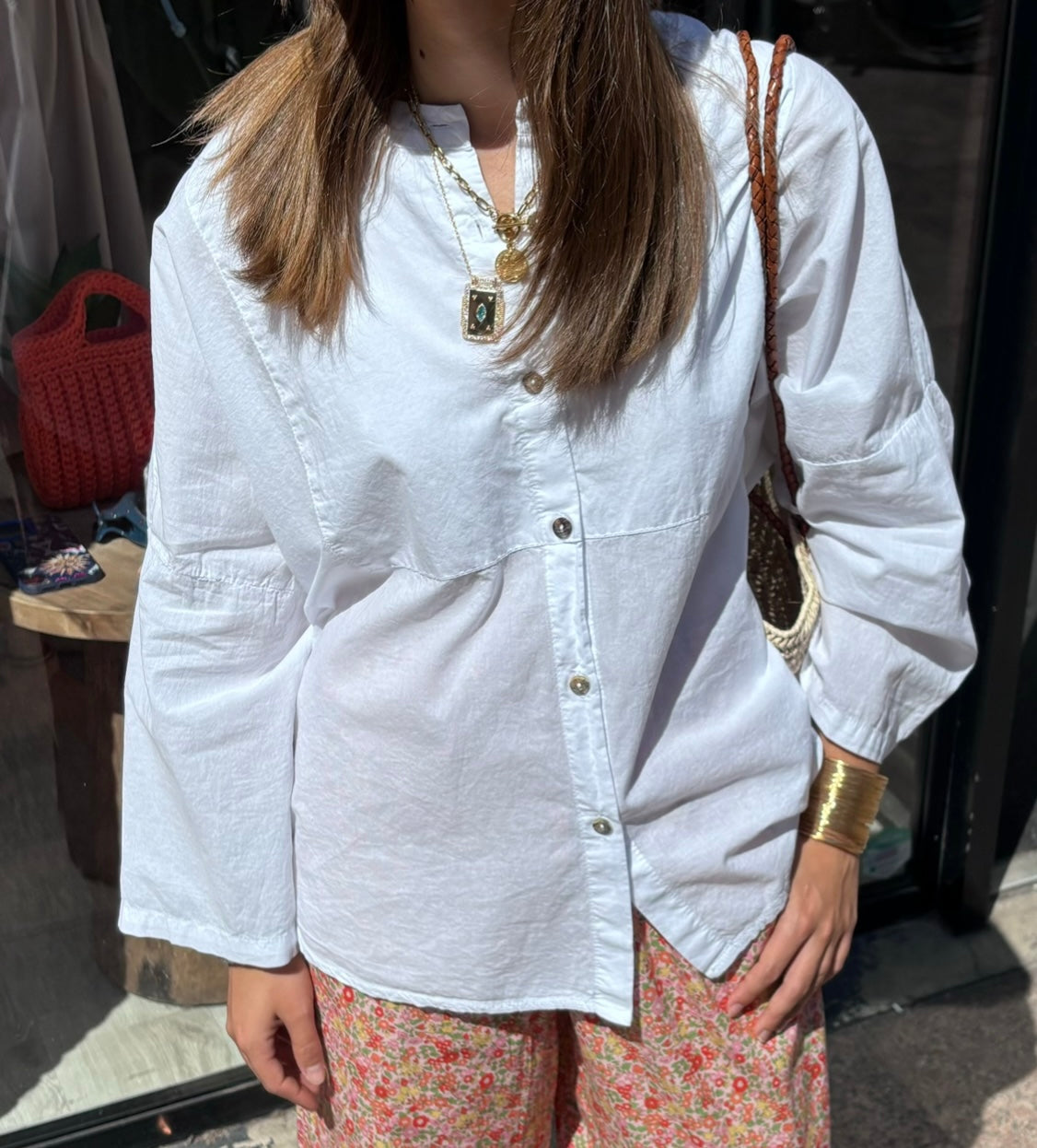 Chemise « santorin » blanche