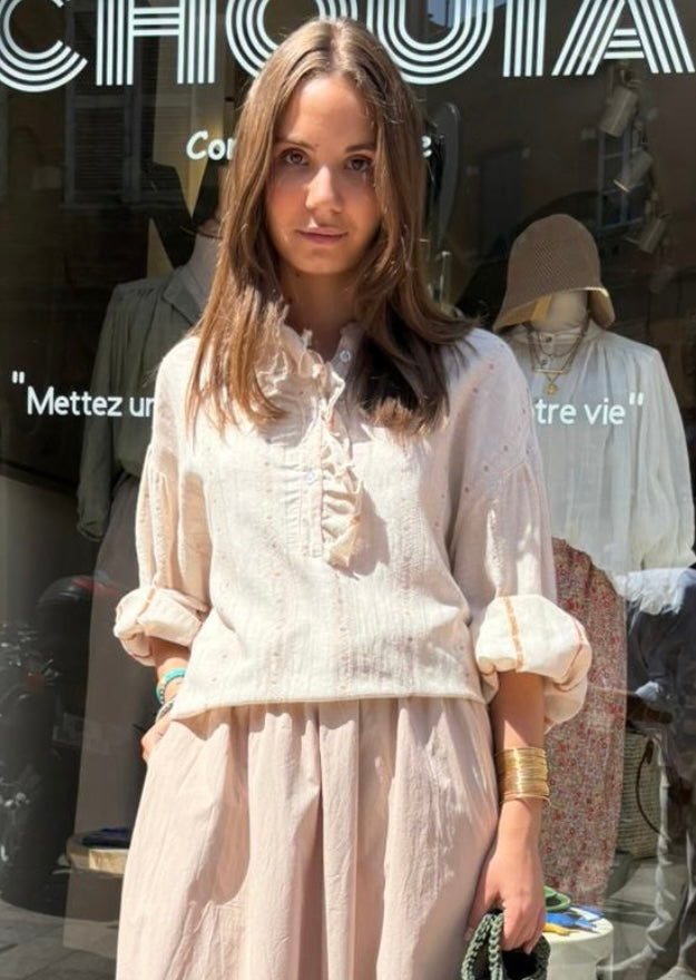 Blouse « Marrakech » Beige sable