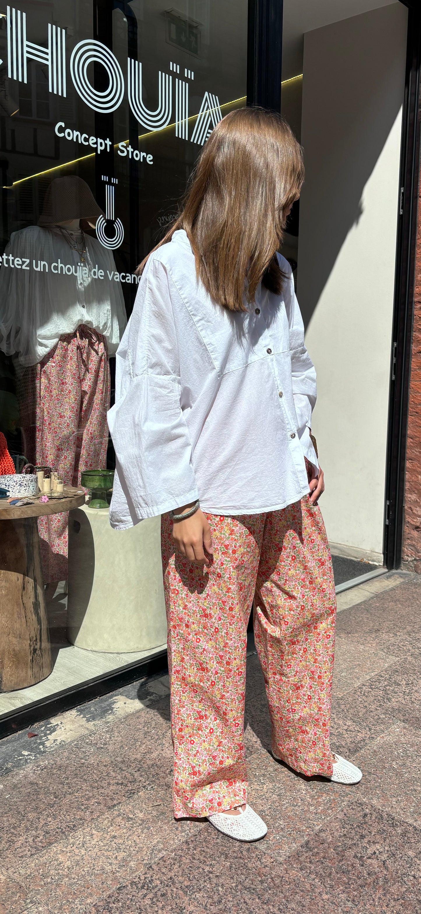 Chemise « santorin » blanche