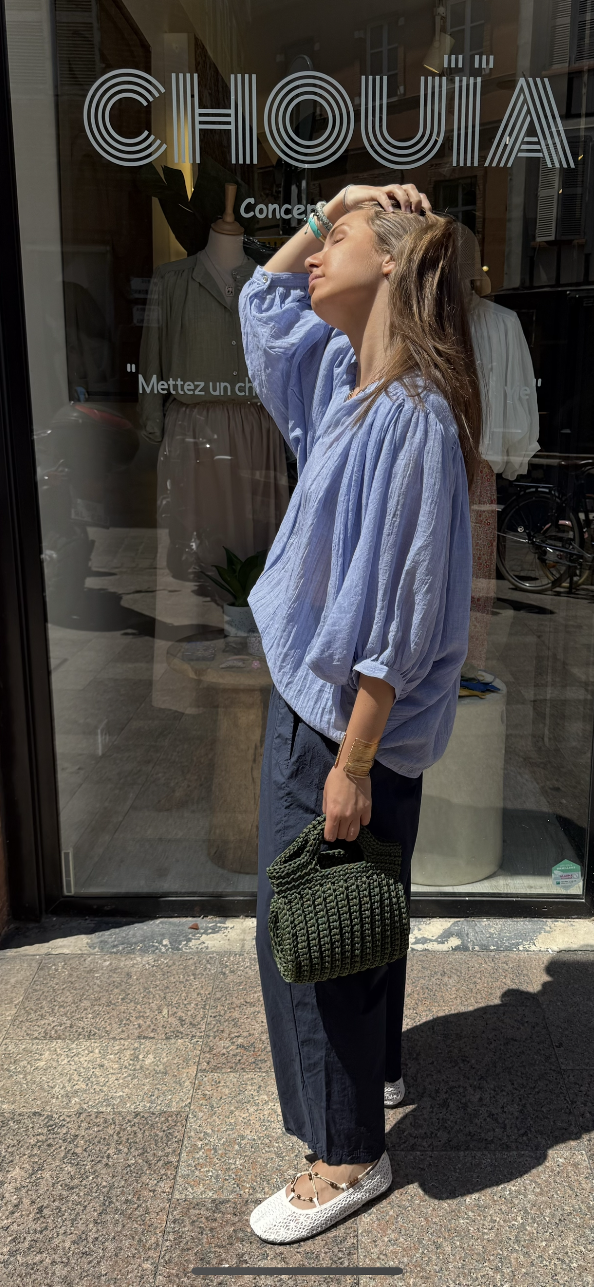Chemise « Ibiza » bleu jean