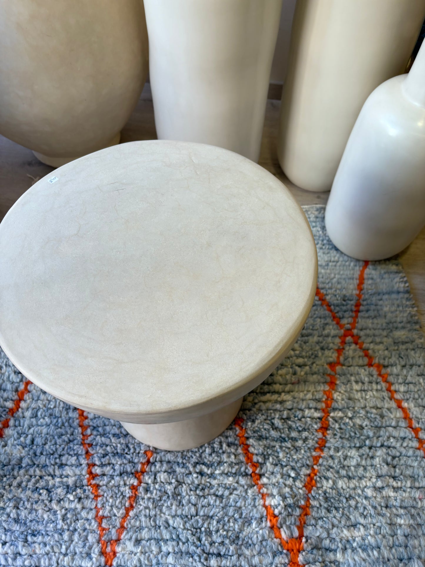 Table d'appoint / Tabouret / Table de nuit en Tadelakt