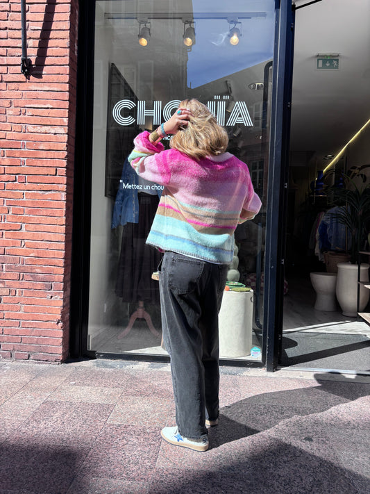 Gilet d’été « arc en ciel »