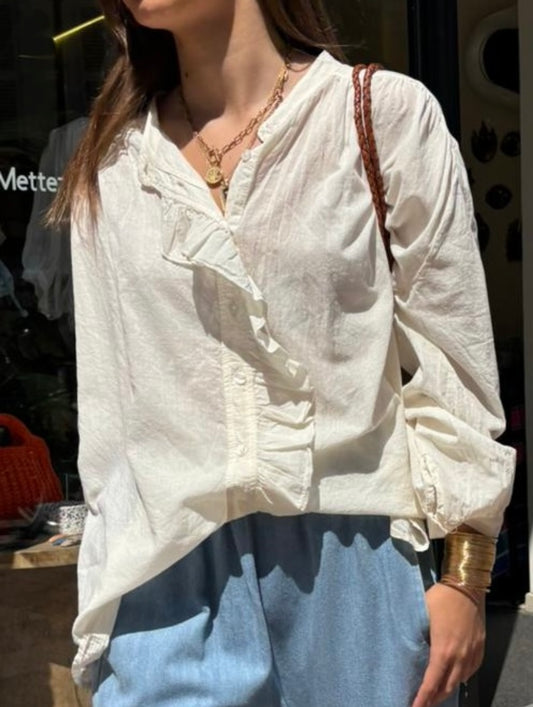 Chemise « marais » Beige