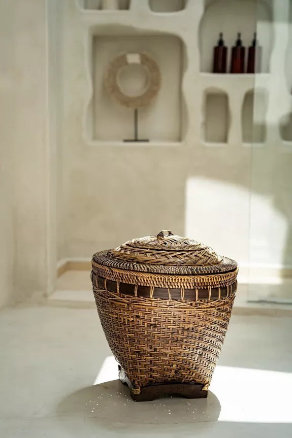 Panier de Rangement Colonial "Natural" - L