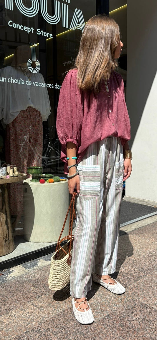 Pantalon « Ibiza » gris