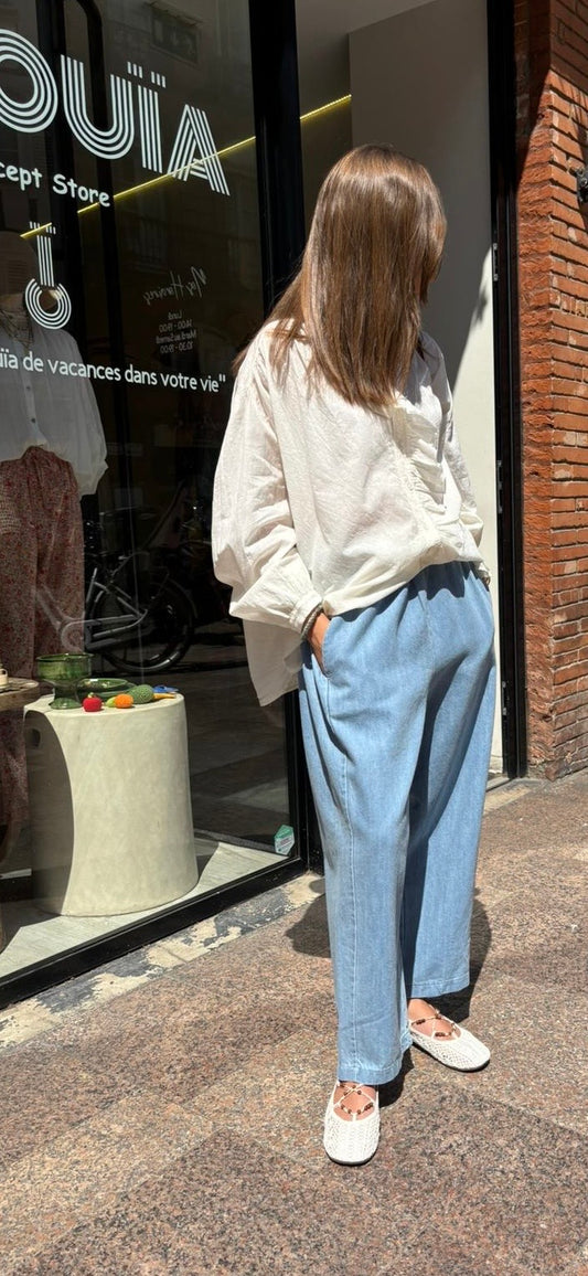 Pantalon « Ibiza » jean clair
