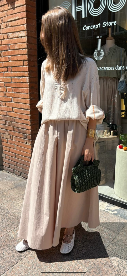 Blouse « Marrakech » Beige sable